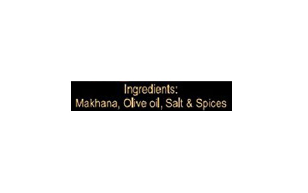 Arab Makhana Prepared in Olive Oil Fox Nuts Chatpata Flavour   Plastic Jar  80 grams